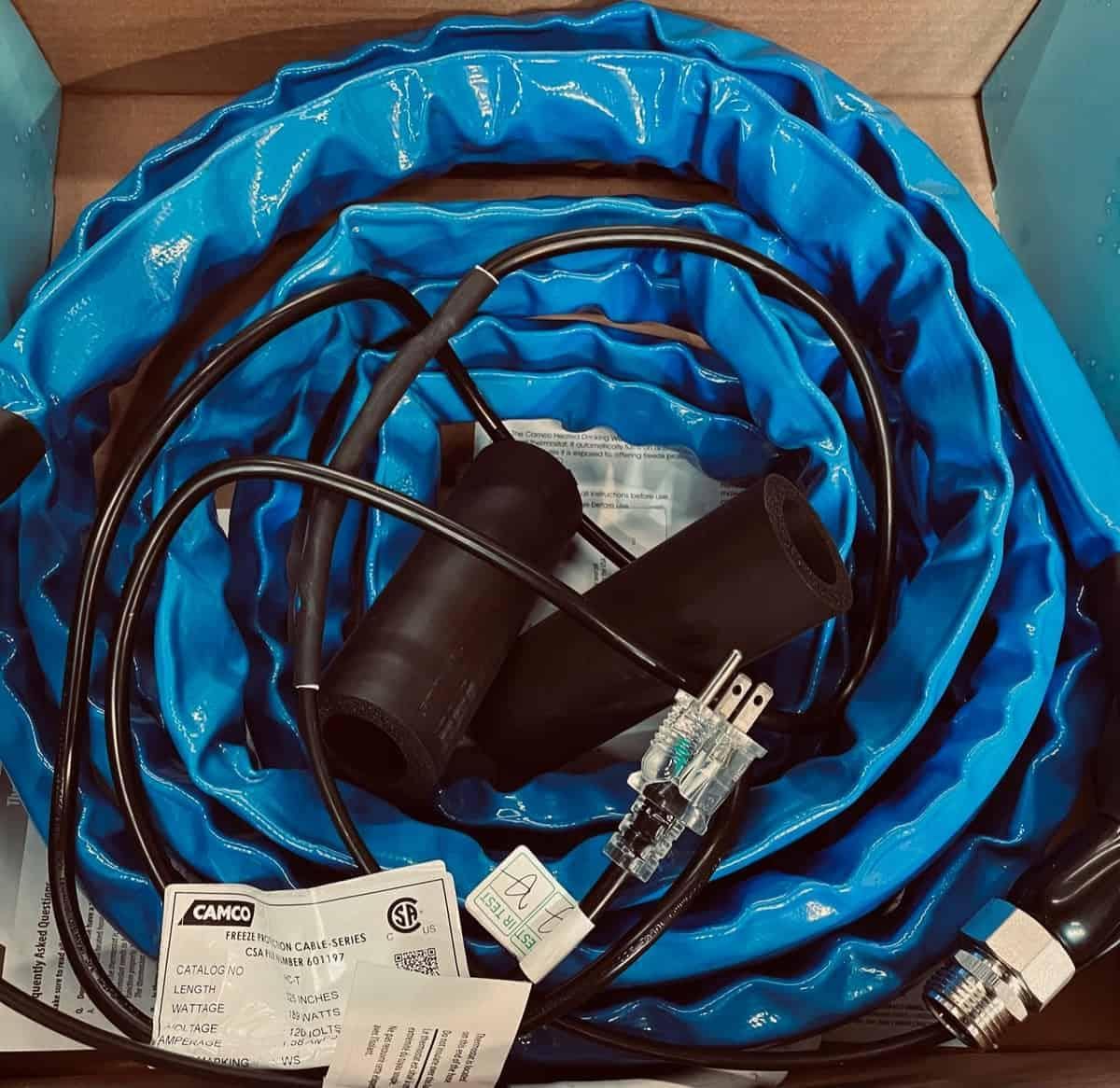 heated hose 100 ft for rv